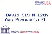 David 919 N 12th Ave Pensacola FL
