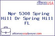 Npr 5308 Spring Hill Dr Spring Hill FL
