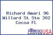 Richard Amari 96 Willard St Ste 302 Cocoa FL