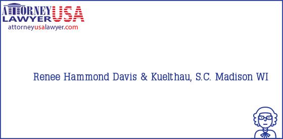 Telephone, Address and other contact data of Renee Hammond, Madison, WI, USA