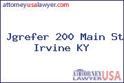 Jgrefer 200 Main St Irvine KY