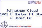 Johnathan Cloud 1001 E Morton Pl Ste A Hemet CA