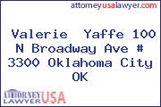 Valerie  Yaffe 100 N Broadway Ave # 3300 Oklahoma City OK