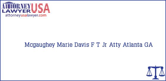 Telephone, Address and other contact data of Mcgaughey Marie, Atlanta, GA, USA