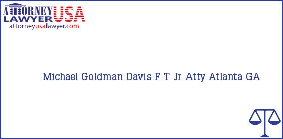 Telephone, Address and other contact data of Michael Goldman, Atlanta, GA, USA