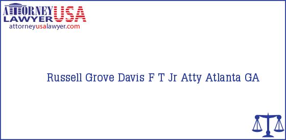 Telephone, Address and other contact data of Russell Grove, Atlanta, GA, USA