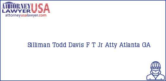 Telephone, Address and other contact data of Silliman Todd, Atlanta, GA, USA