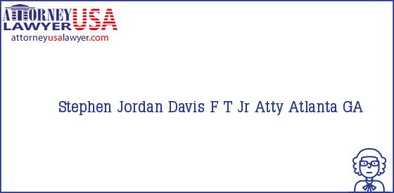 Telephone, Address and other contact data of Stephen Jordan, Atlanta, GA, USA