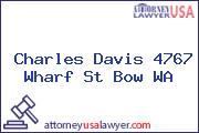 Charles Davis 4767 Wharf St Bow WA
