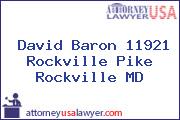 David Baron 11921 Rockville Pike Rockville MD