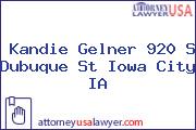 Kandie Gelner 920 S Dubuque St Iowa City IA