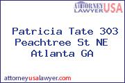 Patricia Tate 303 Peachtree St NE Atlanta GA