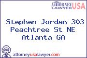 Stephen Jordan 303 Peachtree St NE Atlanta GA