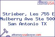 Strieber, Les 755 E Mulberry Ave Ste 500 San Antonio TX