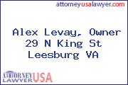 Alex Levay, Owner 29 N King St Leesburg VA