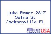 Luke Romer 2817 Selma St Jacksonville FL