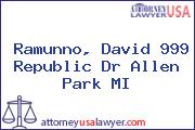 Ramunno, David 999 Republic Dr Allen Park MI