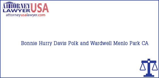 Telephone, Address and other contact data of Bonnie Hurry, Menlo Park, CA, USA