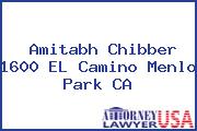 Amitabh Chibber 1600 EL Camino Menlo Park CA