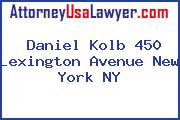 Daniel Kolb 450 Lexington Avenue New York NY