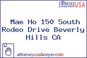 Mae Ho 150 South Rodeo Drive Beverly Hills CA