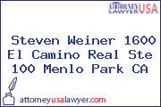Steven Weiner 1600 El Camino Real Ste 100 Menlo Park CA