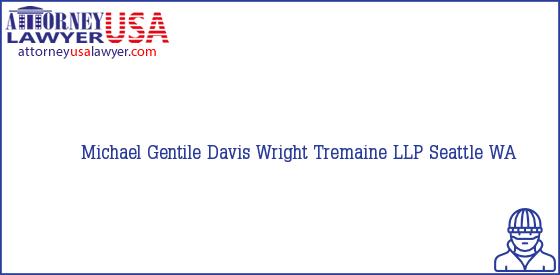 Telephone, Address and other contact data of Michael Gentile, Seattle, WA, USA