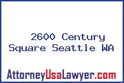  2600 Century Square Seattle WA