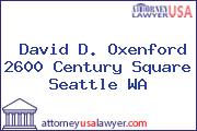 David D. Oxenford 2600 Century Square Seattle WA
