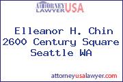 Elleanor H. Chin 2600 Century Square Seattle WA