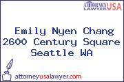 Emily Nyen Chang 2600 Century Square Seattle WA
