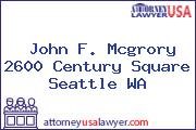 John F. Mcgrory 2600 Century Square Seattle WA