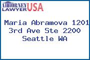 Maria Abramova 1201 3rd Ave Ste 2200 Seattle WA