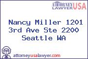 Nancy Miller 1201 3rd Ave Ste 2200 Seattle WA