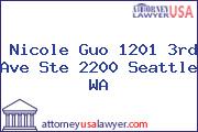 Nicole Guo 1201 3rd Ave Ste 2200 Seattle WA