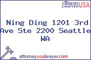 Ning Ding 1201 3rd Ave Ste 2200 Seattle WA