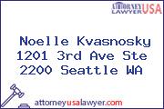 Noelle Kvasnosky 1201 3rd Ave Ste 2200 Seattle WA