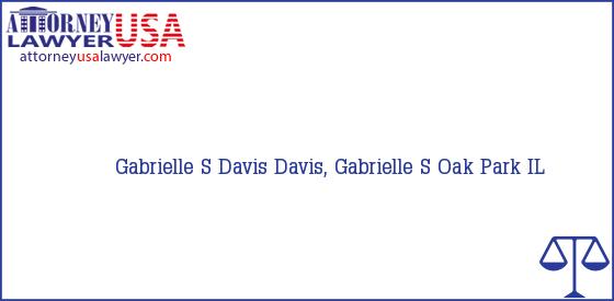 Telephone, Address and other contact data of Gabrielle S Davis, Oak Park, IL, USA