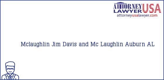 Telephone, Address and other contact data of Mclaughlin Jim, Auburn, AL, USA