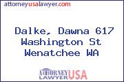 Dalke, Dawna 617 Washington St Wenatchee WA