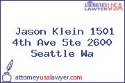 Jason Klein 1501 4th Ave Ste 2600 Seattle Wa