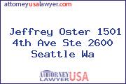 Jeffrey Oster 1501 4th Ave Ste 2600 Seattle Wa