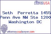 Seth  Perretta 1455 Penn Ave NW Ste 1200 Washington DC