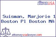 Suisman, Marjorie 1 Boston Pl Boston MA