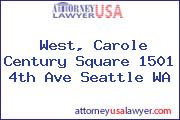 West, Carole Century Square 1501 4th Ave Seattle WA