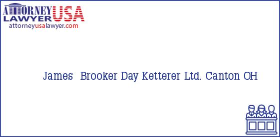 Telephone, Address and other contact data of James  Brooker, Canton, OH, USA