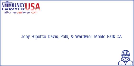 Telephone, Address and other contact data of Joey Hipolito, Menlo Park, CA, USA