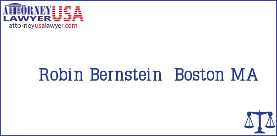 Telephone, Address and other contact data of Robin Bernstein, Boston, MA, USA
