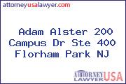 Adam Alster 200 Campus Dr Ste 400 Florham Park NJ