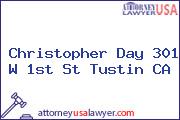 Christopher Day 301 W 1st St Tustin CA